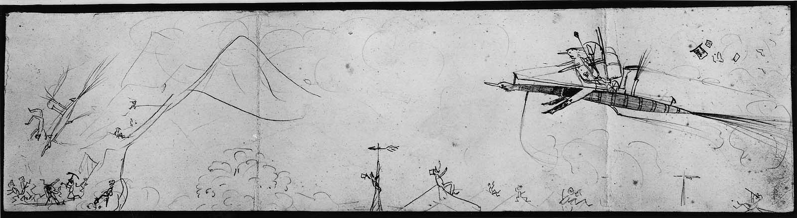 1600x438 Rocket Ship Museum Of Fine Arts, Boston - Rocket Ship Sketch