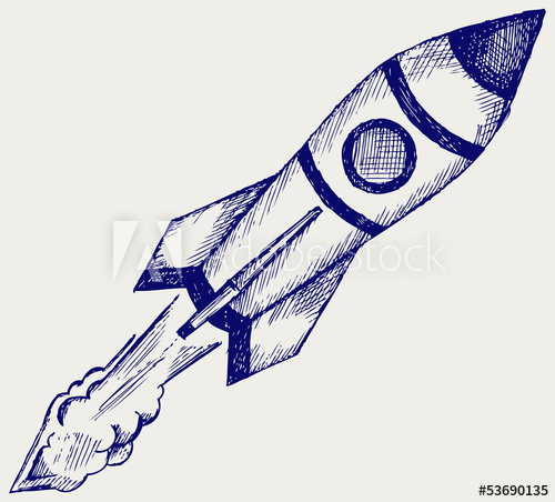 Rocket Ship Sketch At PaintingValley Com Explore Collection Of Rocket Ship Sketch