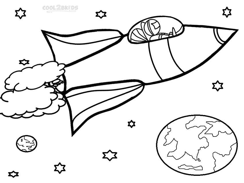 850x638 Rocket Coloring Sheet - Rocket Ship Sketch