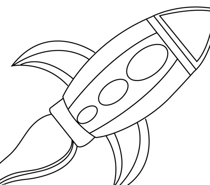 678x600 Drawing Rocket Ship Free Printable Pictures - Rocket Ship Sketch