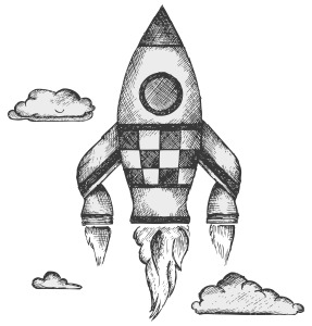 287x300 Love, By J. W. Shumate The Conium Review - Rocket Sketch