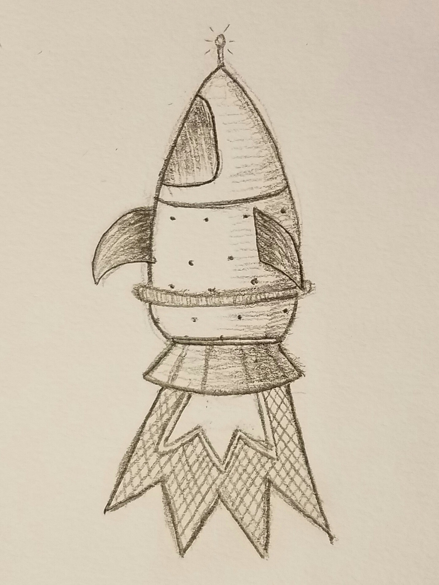 1431x1907 Quick Rocket Sketch - Rocket Sketch