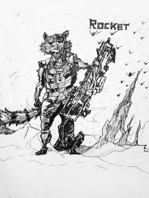 600x800 Rocket Sketch By Baxterstarkman4 - Rocket Sketch