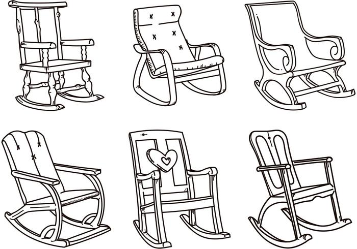 700x490 Rocking Chair Vector Sketches - Rocking Chair Sketch
