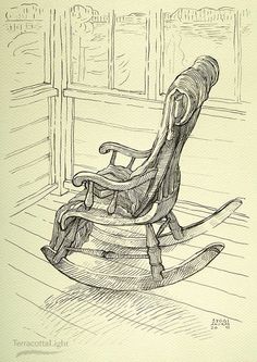 236x333 Rocking Chair Sketch - Rocking Chair Sketch