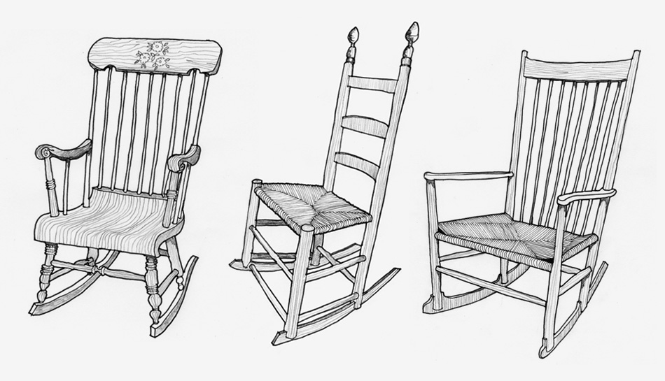 Rocking Chair Sketch At Paintingvalley Com Explore Collection Of