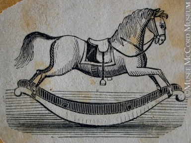 385x289 M930.50.7.701 Catalogue Illustration Of A Rocking Horse - Rocking Horse Sketch