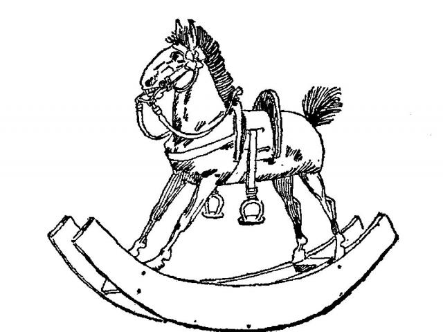 640x480 Drawn Toy Rocking Horse 15 - Rocking Horse Sketch