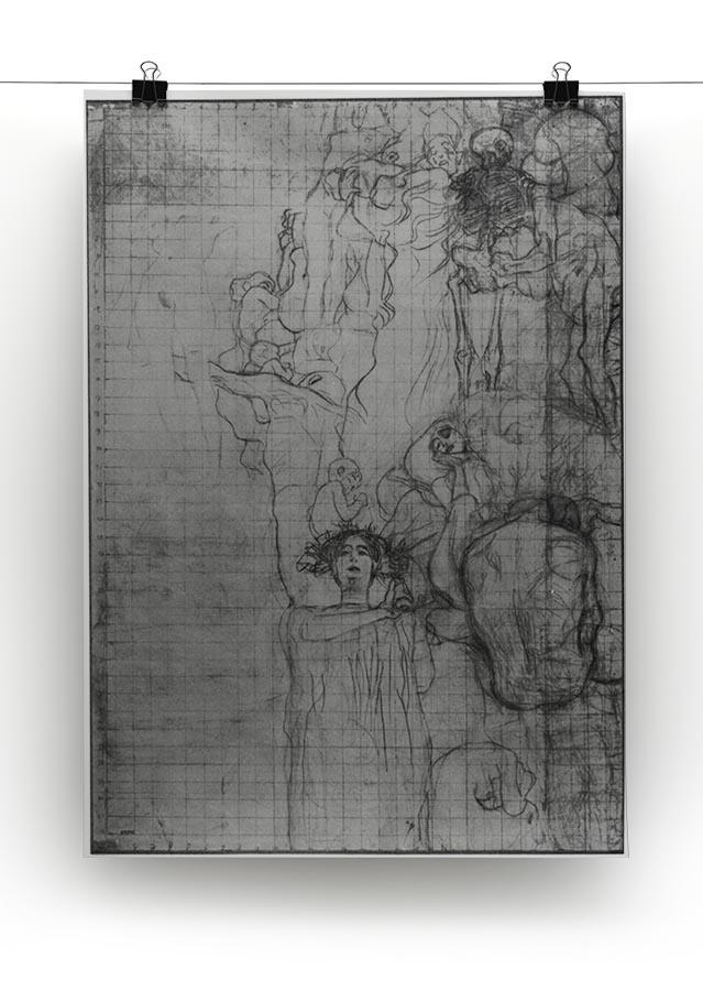 639x900 Sketch Of Medicine By Klimt Canvas Print Or Poster Canvas Art Rocks - Rocks Sketch