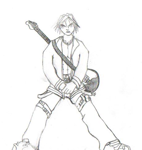 460x486 Rockstar Sketch 02 By Digital Z3ro - Rockstar Sketch