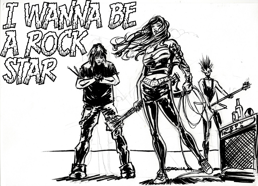 1024x738 I Wanna Be A Rockstar Sketch Book - Rockstar Sketch