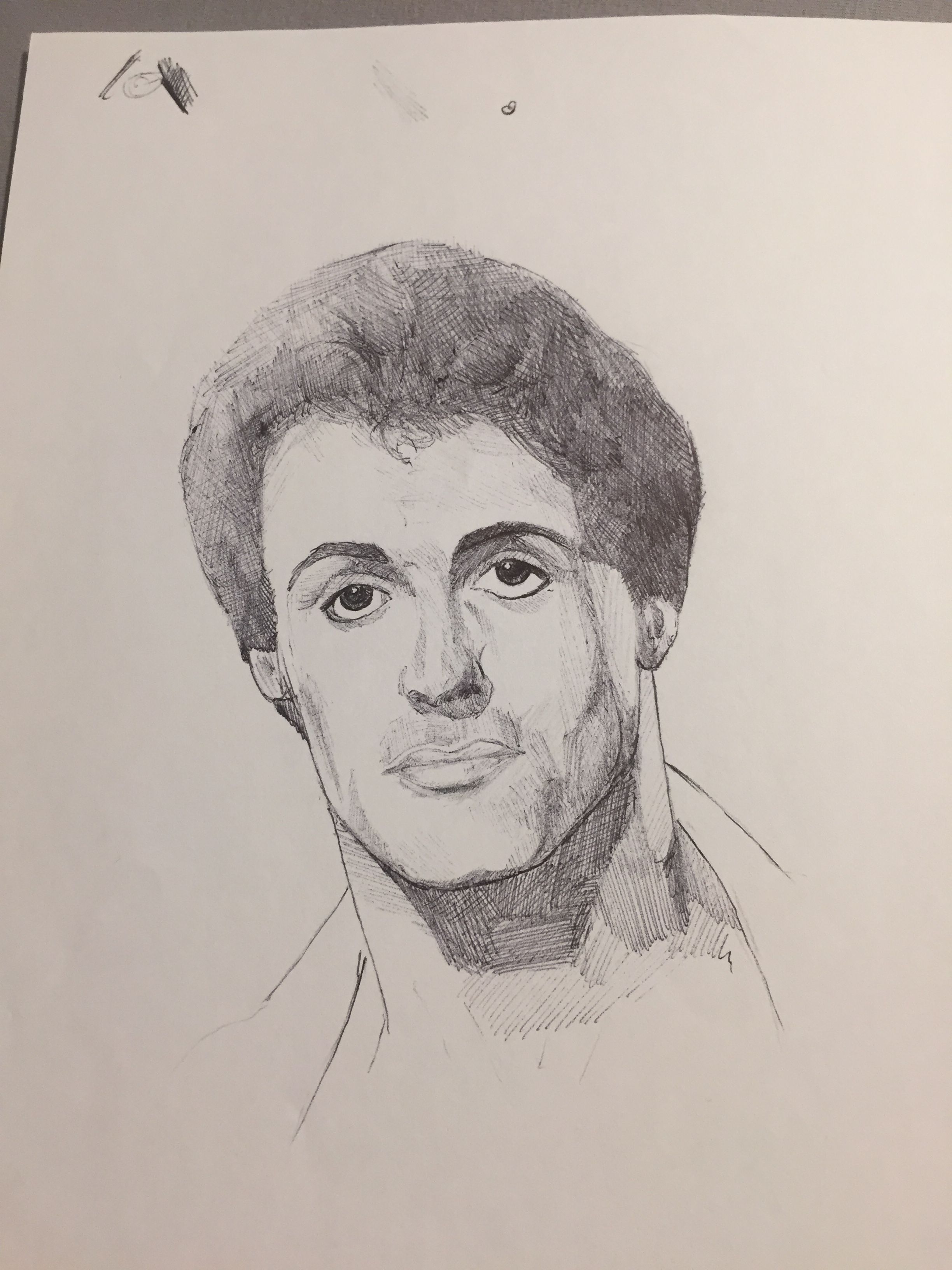 2448x3264 Rocky Balboa! Motivation Boost ! Steemit - Rocky Balboa Sketch