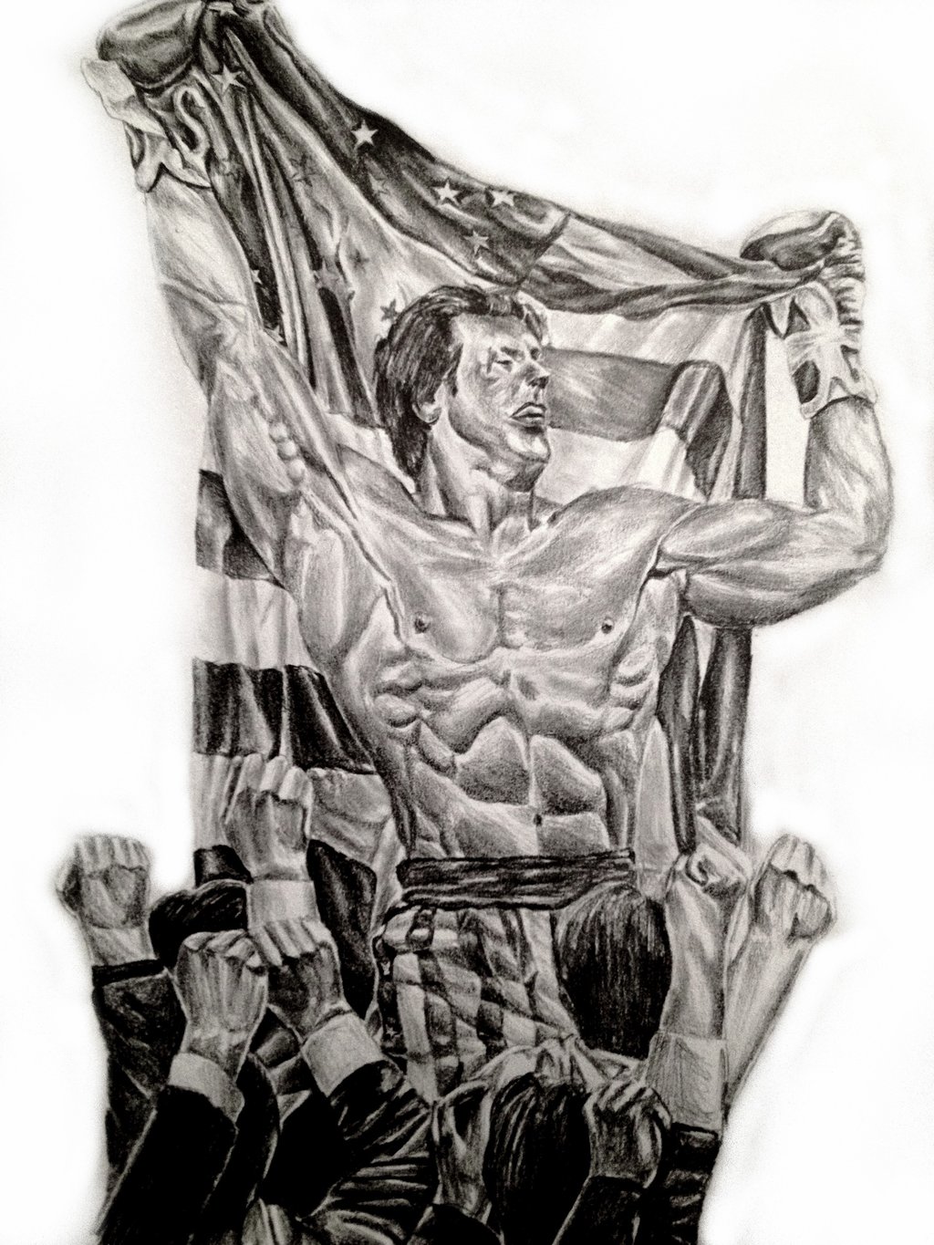 1024x1365 Rocky Balboa By Devilwithin91 - Rocky Balboa Sketch
