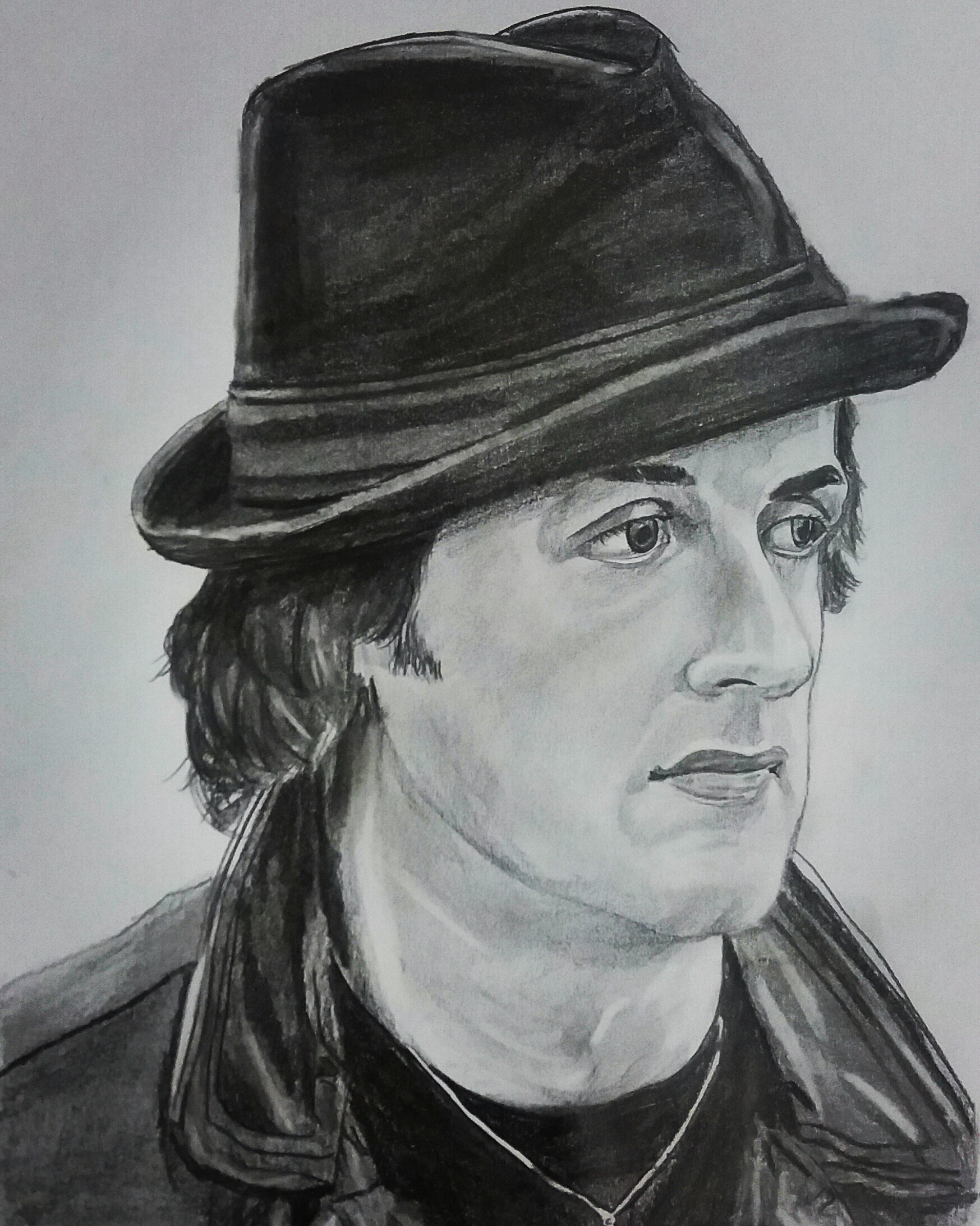 1747x2185 Rocky Balboa Charcoal Draw Mix Paint Forum - Rocky Balboa Sketch