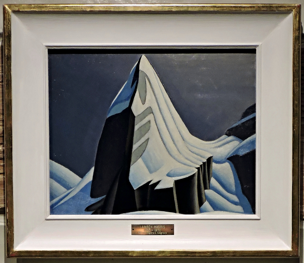 1024x886 Rocky Mountain Sketch, Mt. Lefroy Mcmichael Canadian Art - Rocky Mountain Sketch