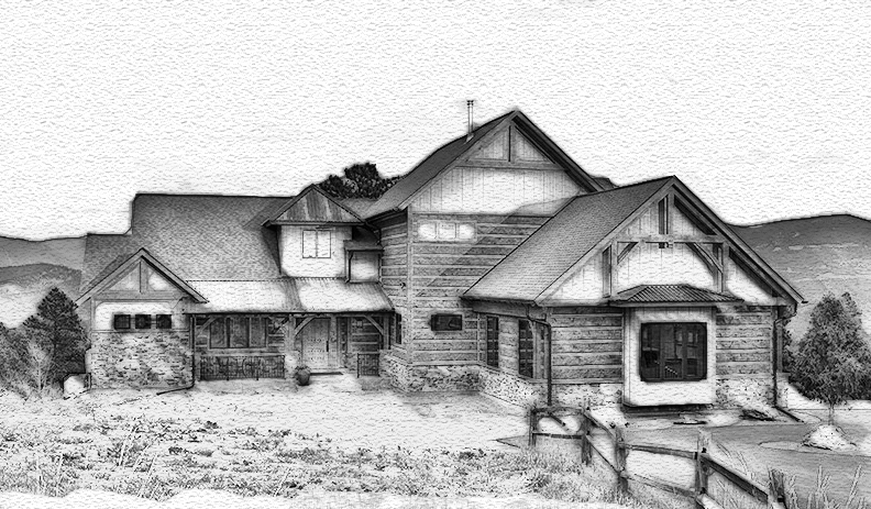 792x463 Rocky Mountain U.s. Log Amp Timber - Rocky Mountain Sketch