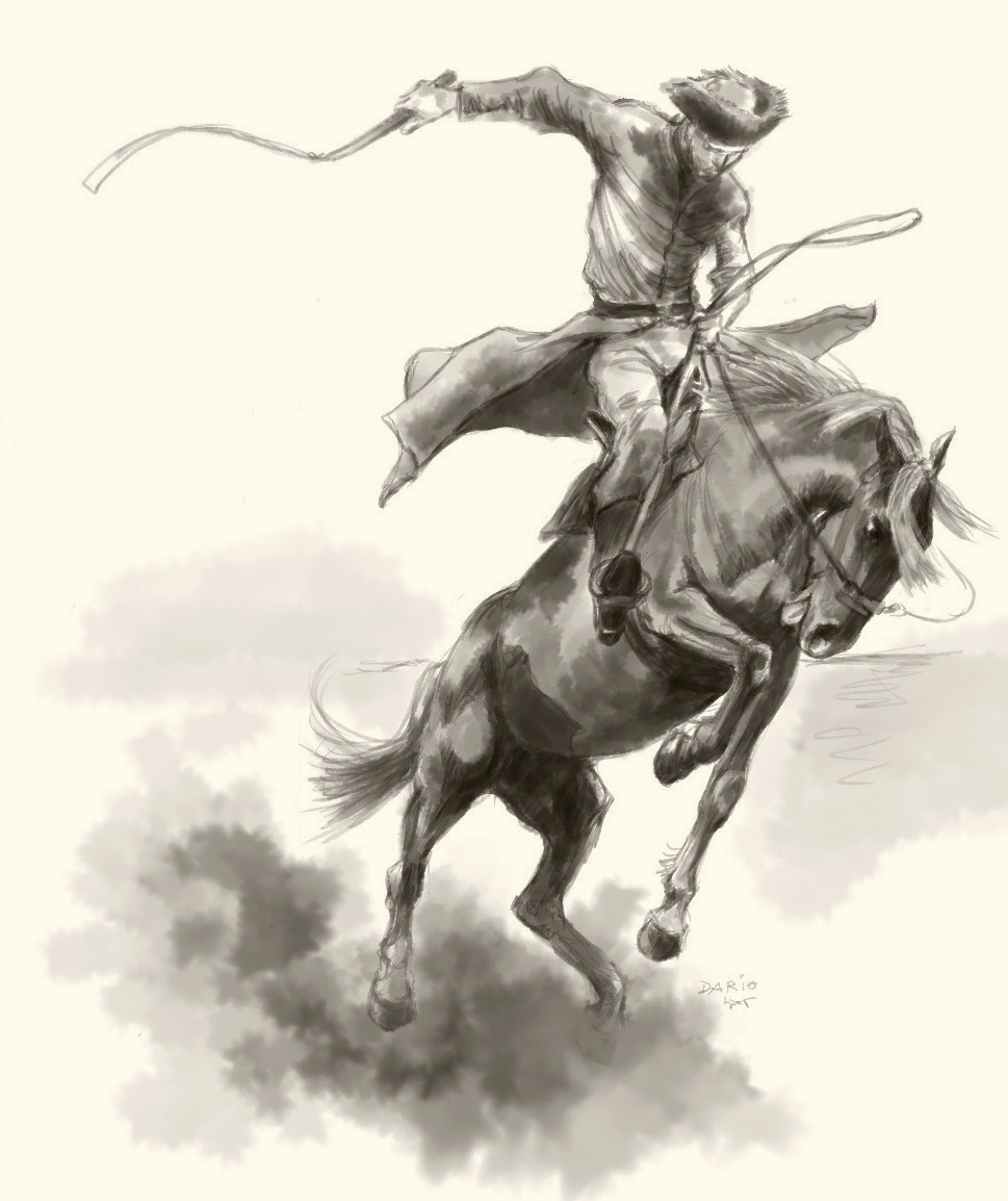 969x1154 Dariusz Caballeros Daily Sketch - Rodeo Sketches