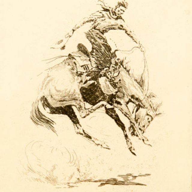 640x640 About Edward Borein Santa Barbara Historical Museum - Rodeo Sketches
