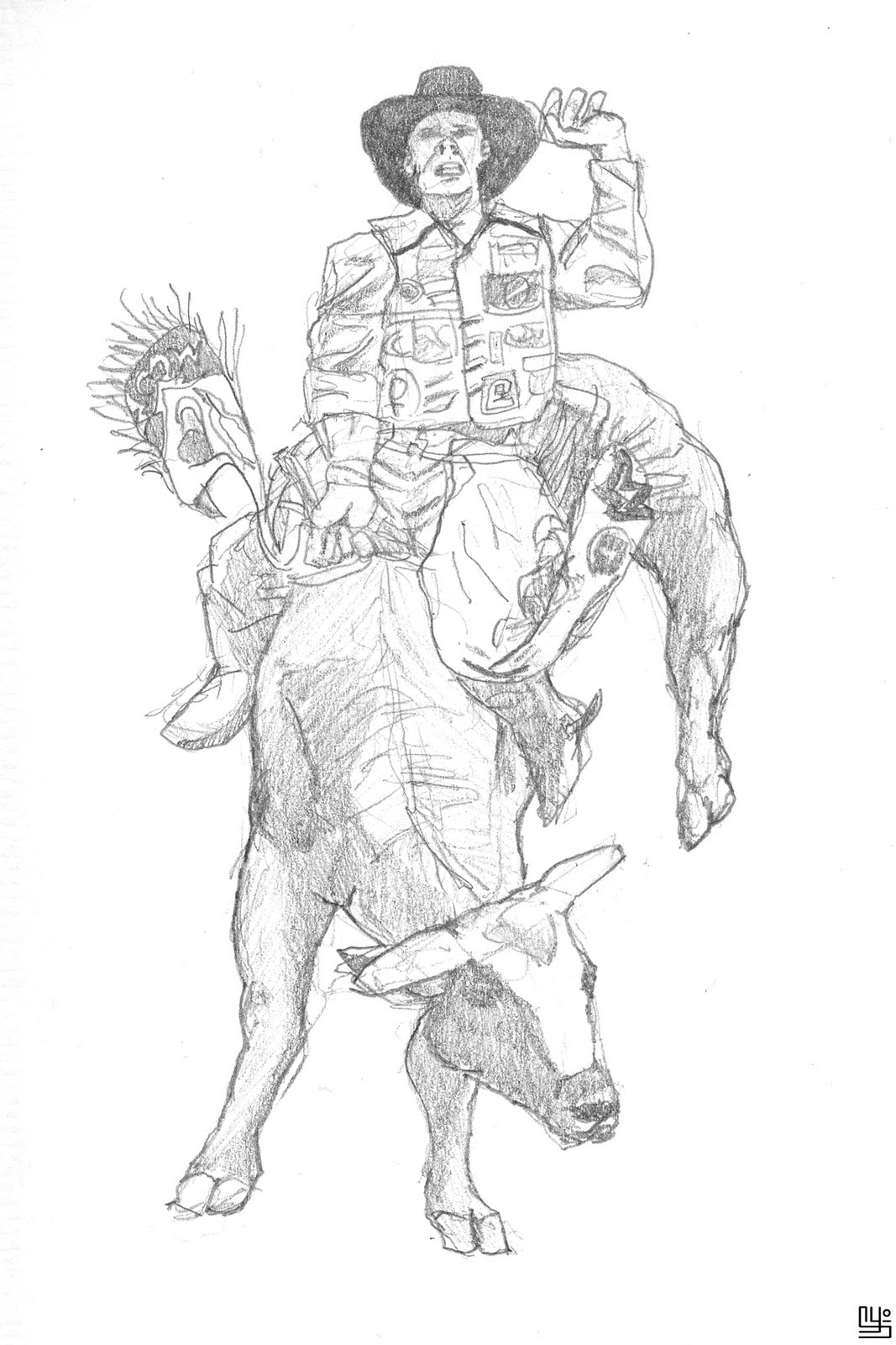 1067x1600 Young Designs Blog Rodeo - Rodeo Sketches