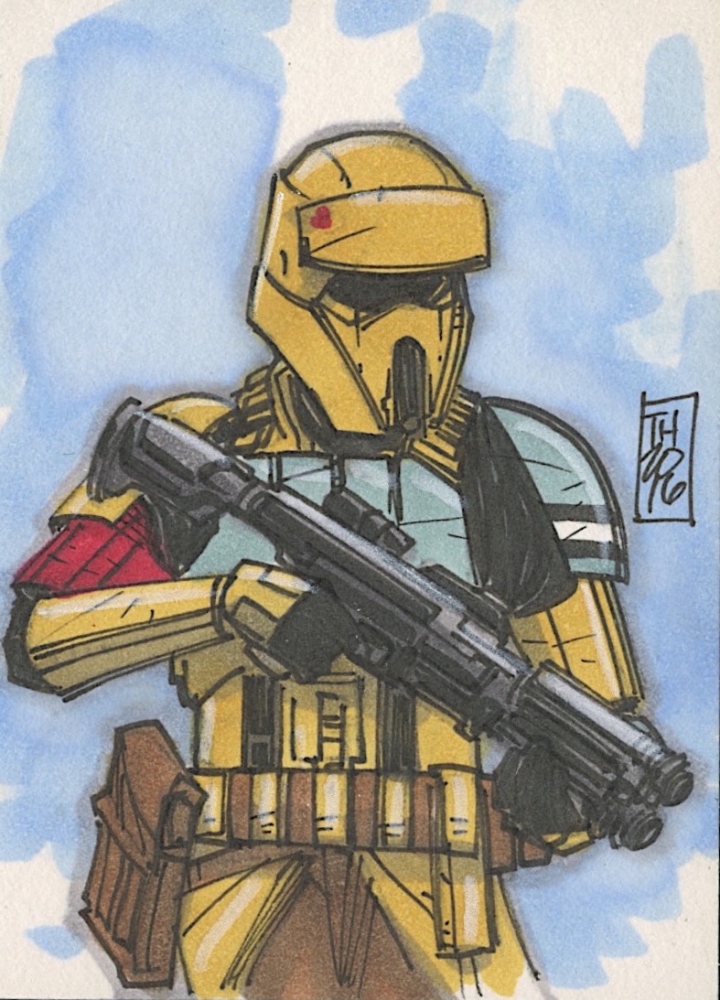 720x1000 Online Sports Memorabilia Auction Pristine Auction - Rogue One Sketch