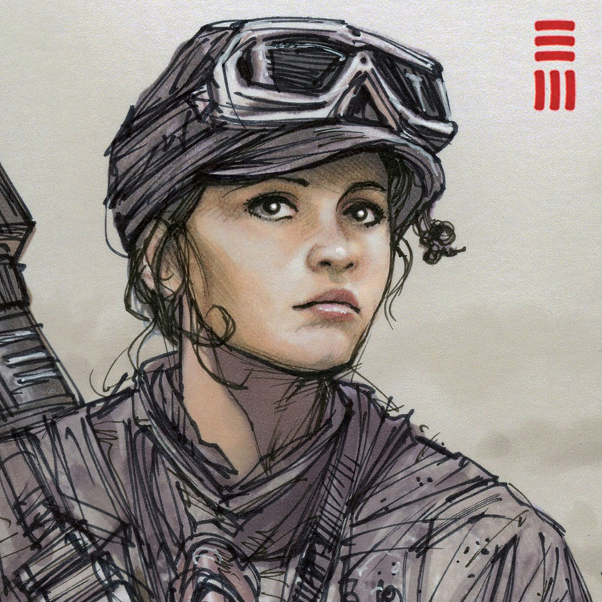 864x864 Rogue One - Rogue One Sketch