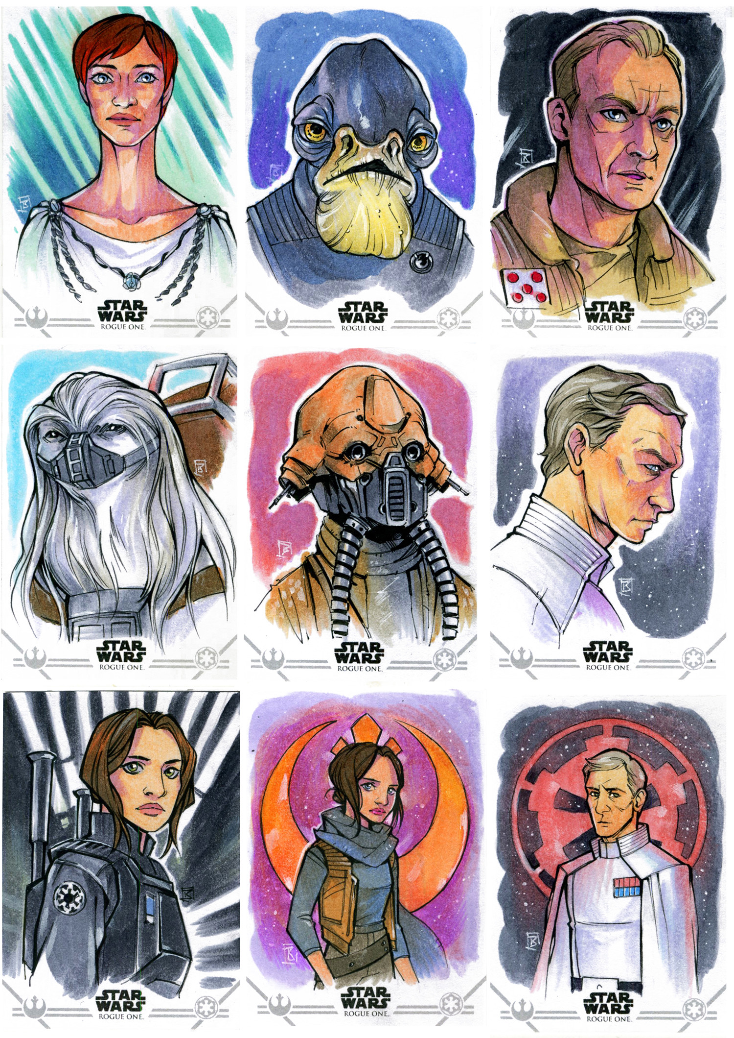 1500x2119 Artstation - Rogue One Sketch