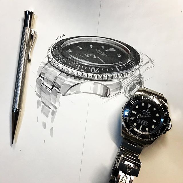 640x640 Rolex Watch Sketch. - Rolex Watch Sketch