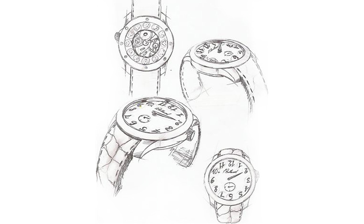 1275x784 Drawing The Time Watchonista - Rolex Watch Sketch