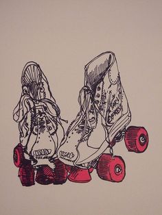 236x314 493 Best Canvas Ideas Images In 2018 Drawings - Roller Skate Sketch