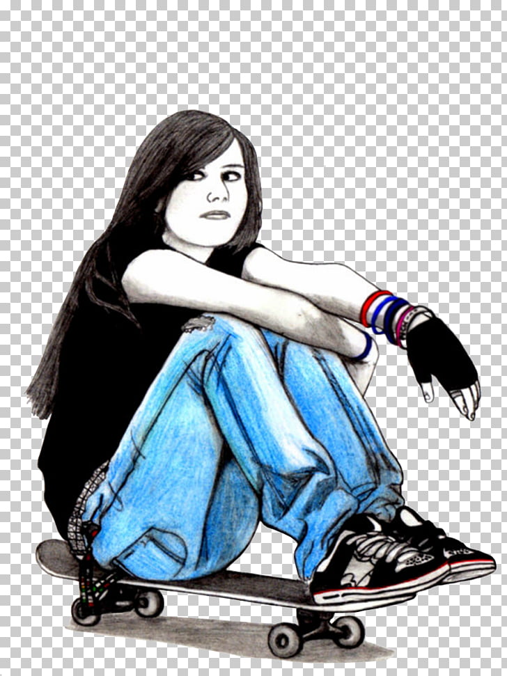 728x971 Drawing Skateboarding Ice Skating Girl Distribution Company, Skate - Roller Skate Sketch