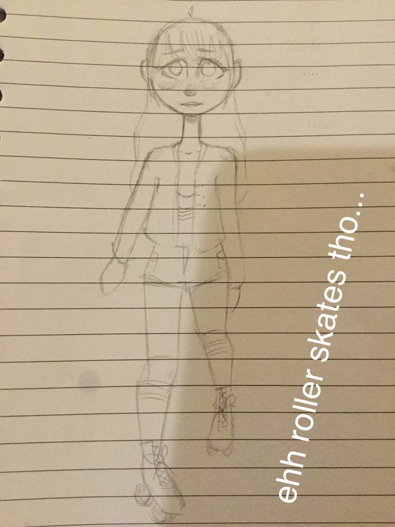 768x1024 Roller Skating Sketch Lt3 Art Amino - Roller Sketch