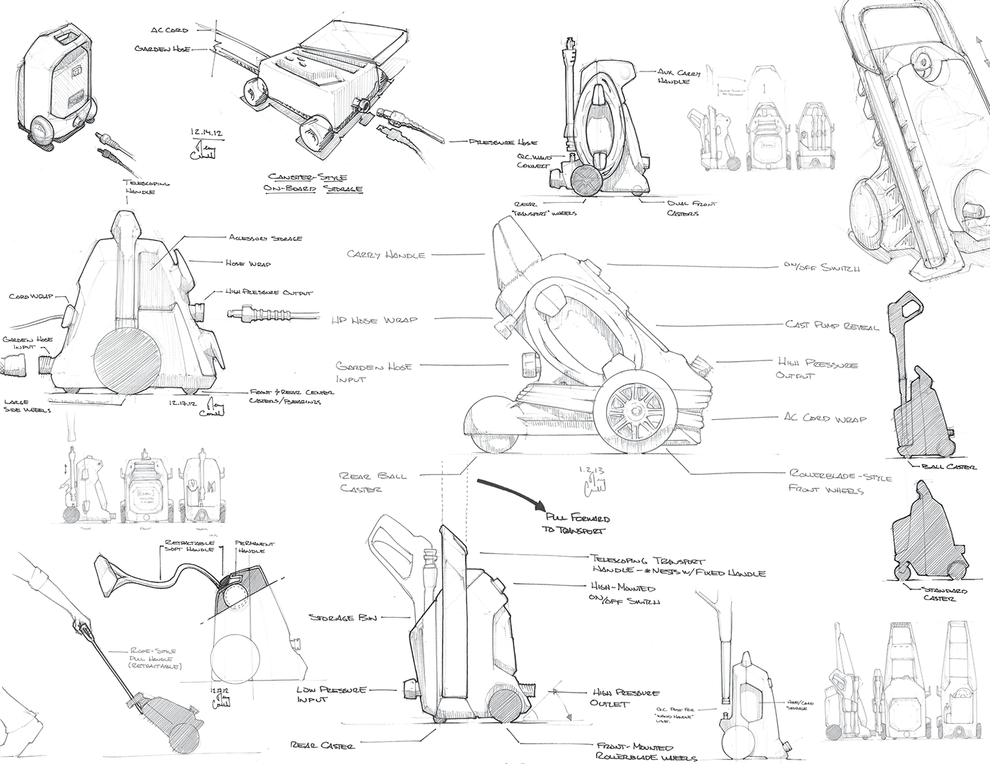 1400x1081 Sketch Samples On Behance - Rollerblade Sketch