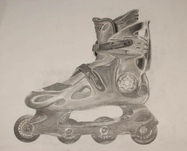 621x502 Art James Allen - Rollerblade Sketch