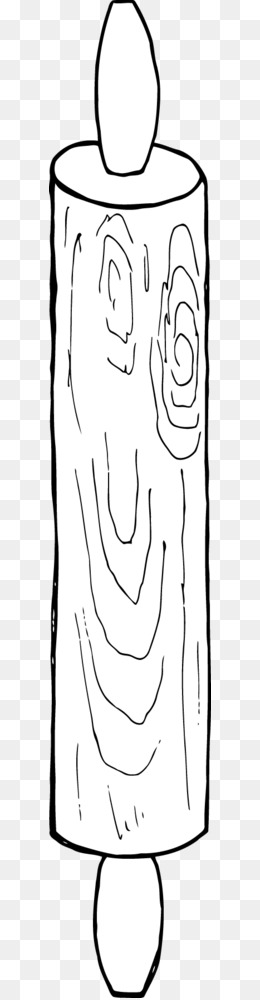 260x1000 Drawing Line Art M02csf Clip Art - Rolling Pin Sketch