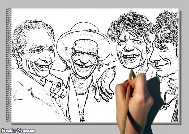 800x570 Rolling Stones Sketch Pictures - Rolling Stones Sketch
