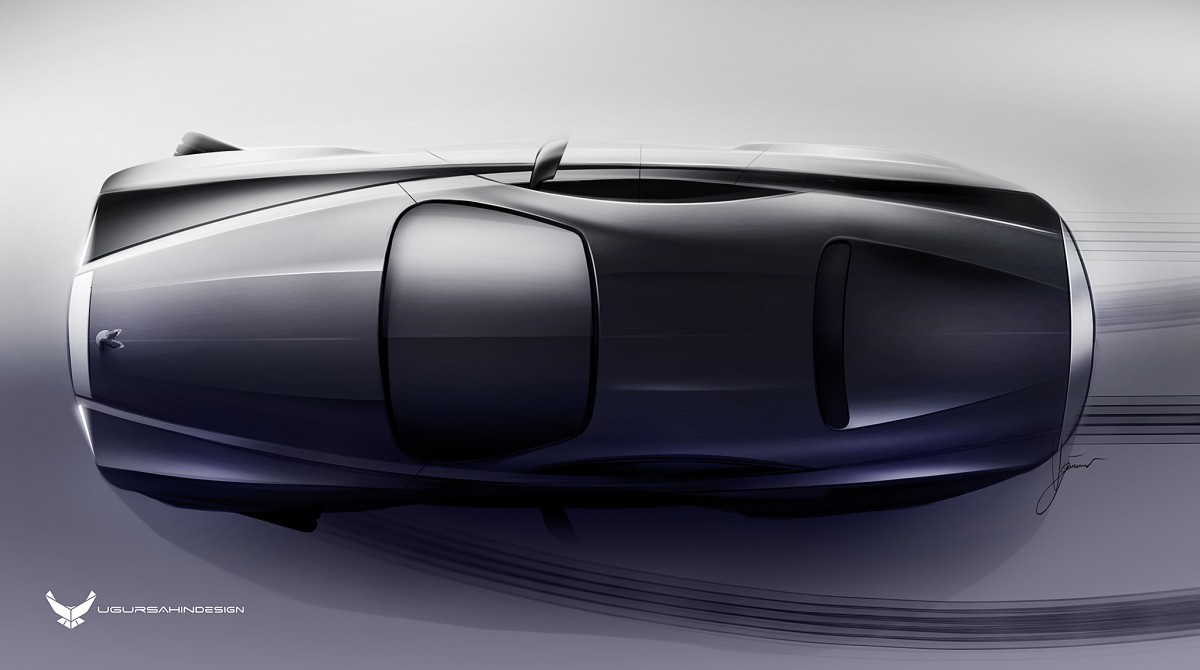 1200x670 Rolls Royce Concept Sketch Ugur Sahin Design - Rolls Royce Sketch