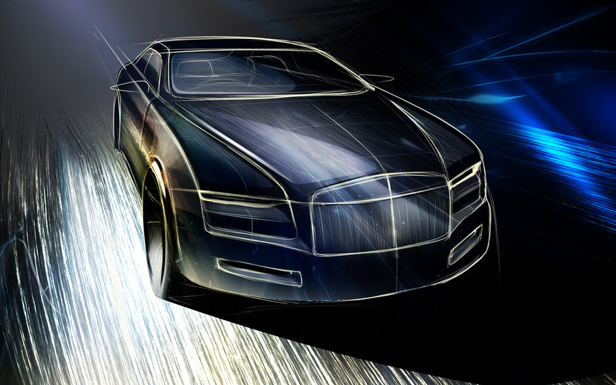 900x563 Rolls Royce Sketch By Samirs - Rolls Royce Sketch