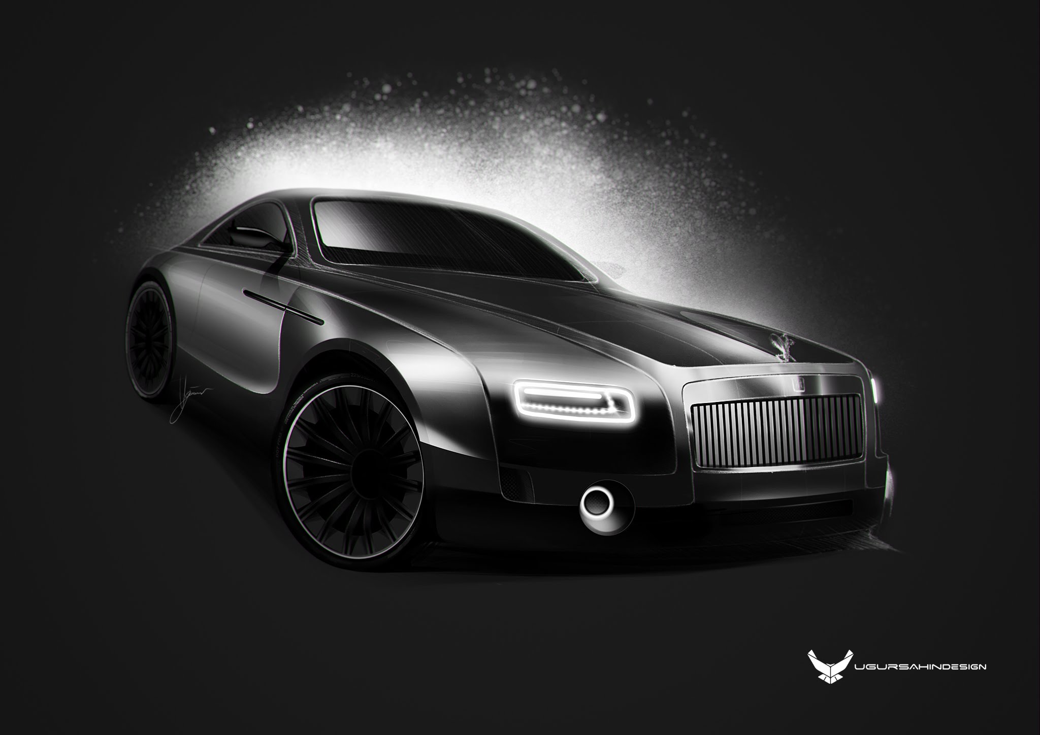 2048x1448 Ipad Pro + Apple Pencil Rolls Royce Concept Sketch - Rolls Royce Sketch