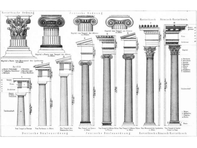 638x479 Greek And Roman Architecture - Roman Architecture Sketches