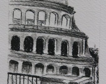 340x270 Colosseum Drawing Etsy - Roman Colosseum Sketch