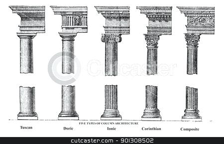 450x289 Roman Columns Clip Art Five Types Of Old Column Architecture Old - Roman Column Sketch