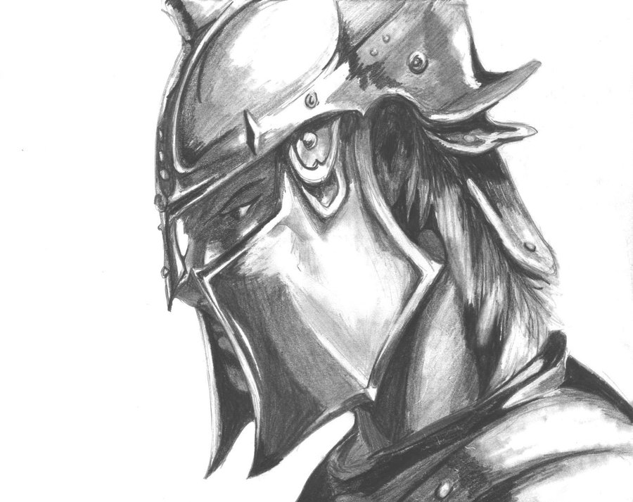 900x713 Image - Roman Soldier Sketch