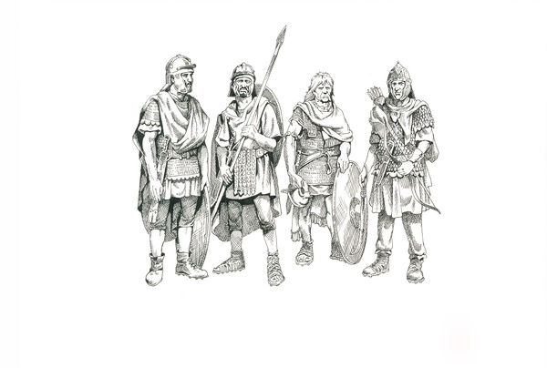600x404 Roman Soldiers Ic048026 - Roman Soldier Sketch