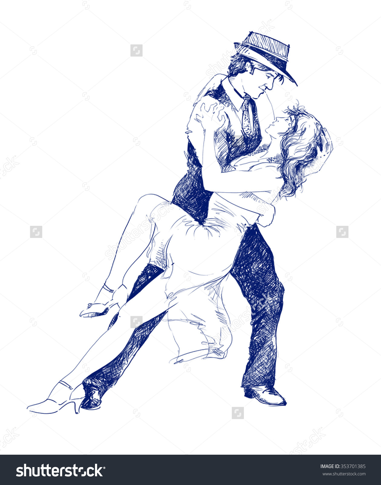 Скетч танцующей пары