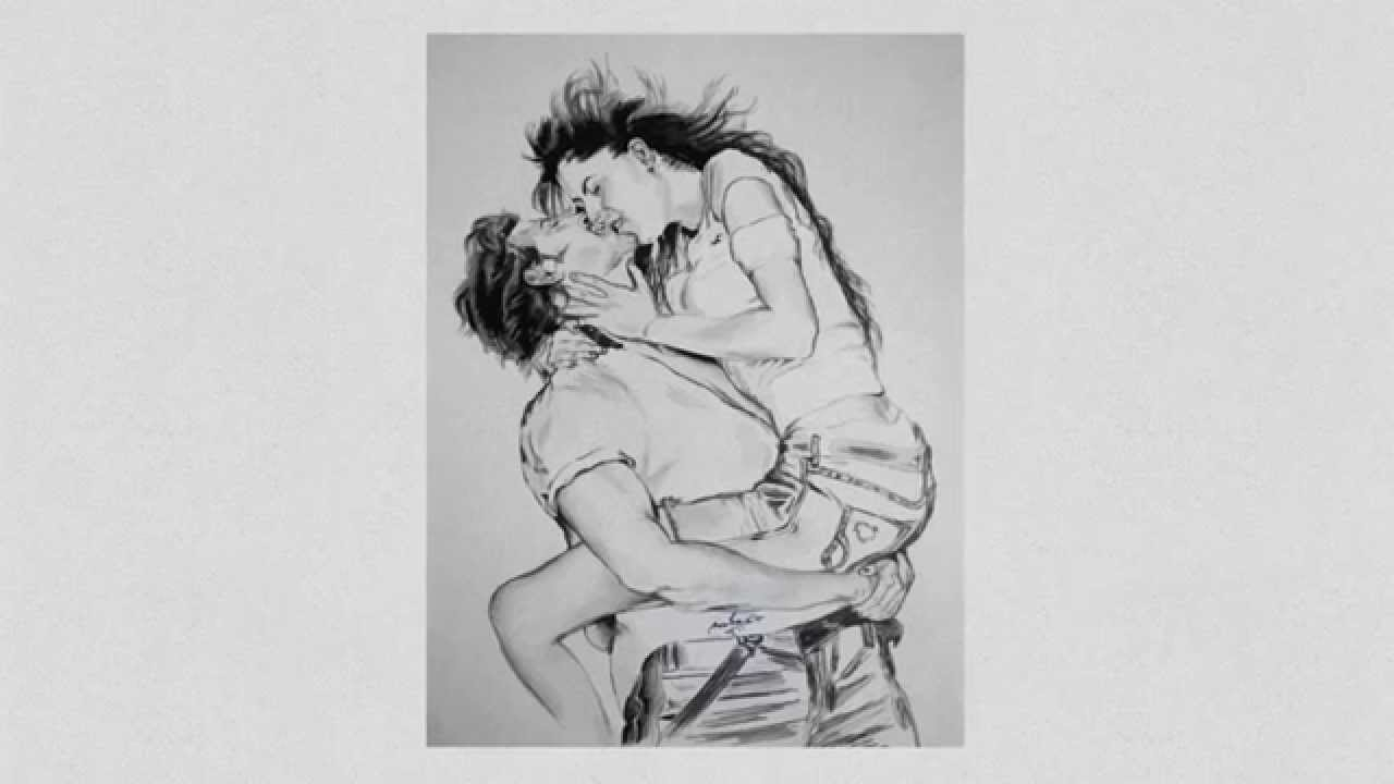 1280x720 Romantic Pencil Sketches Couple Romance Sketches Pics Romance Art - Romantic Sketches Of Couples