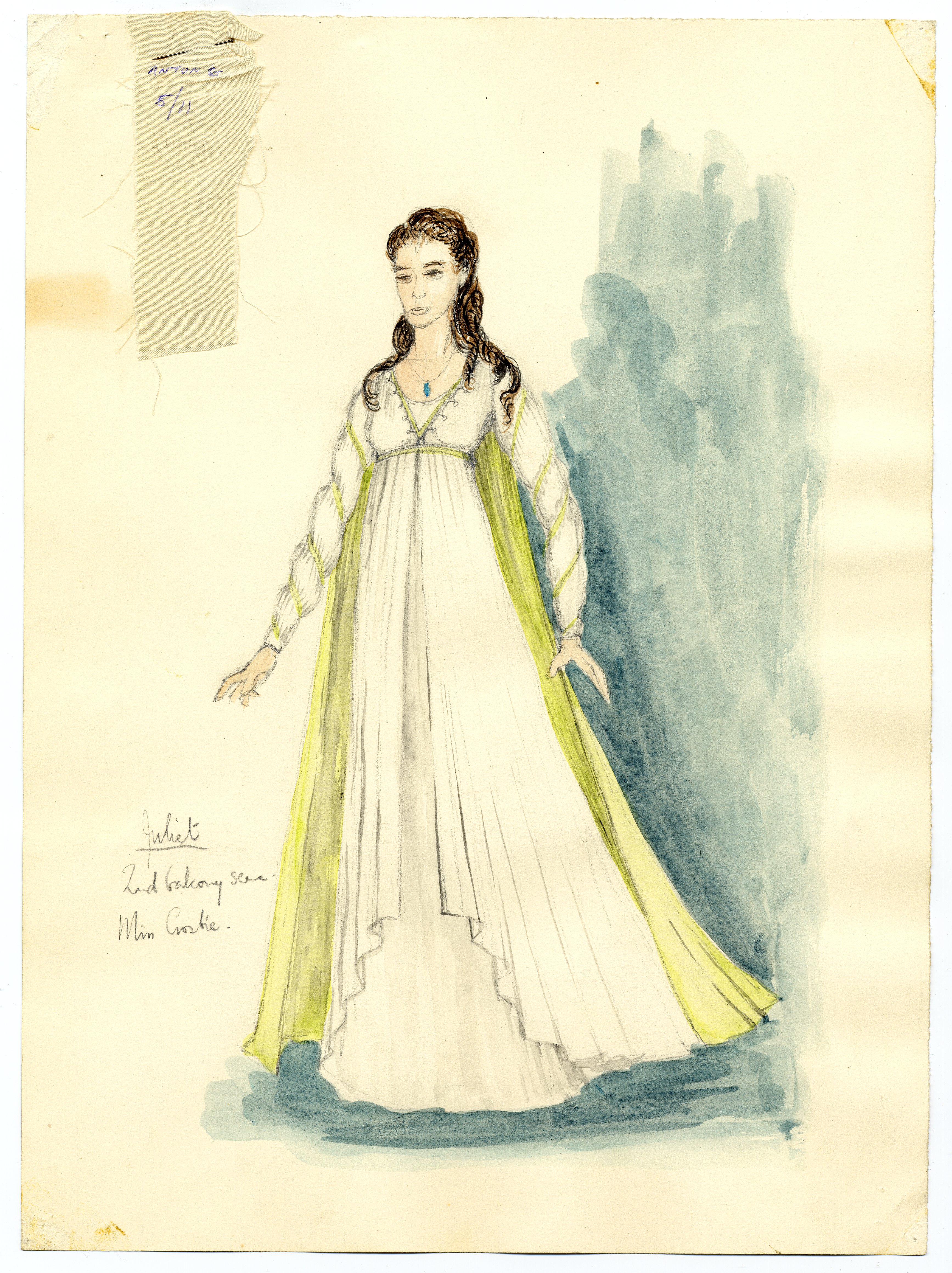 3469x4639 Costume Design For Romeo And Juliet Juliet - Romeo And Juliet Balcony Scene Sketch