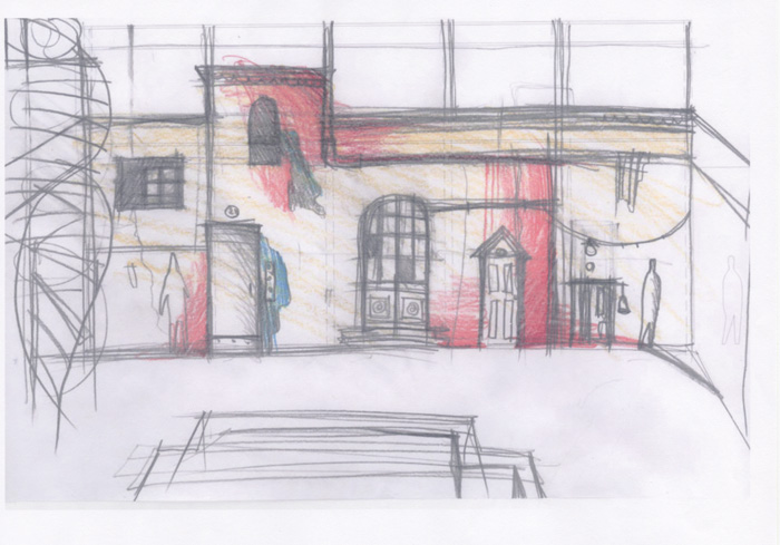 700x489 Romeo Amp Juliet Lighting Process - Romeo And Juliet Balcony Scene Sketch