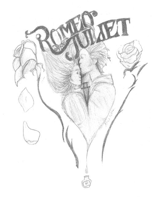 512x666 Shakespeare Play Romeo And Juliet - Romeo And Juliet Sketch