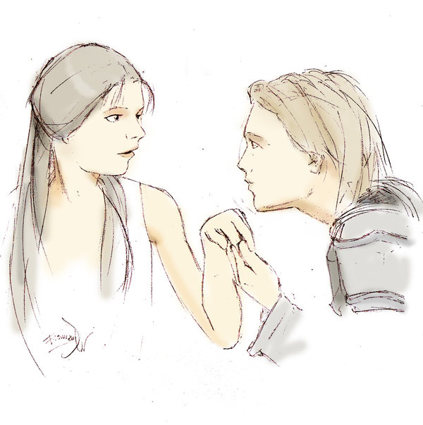 600x603 Romeo Juliet Drawing Art Drawing Skill - Romeo Sketch