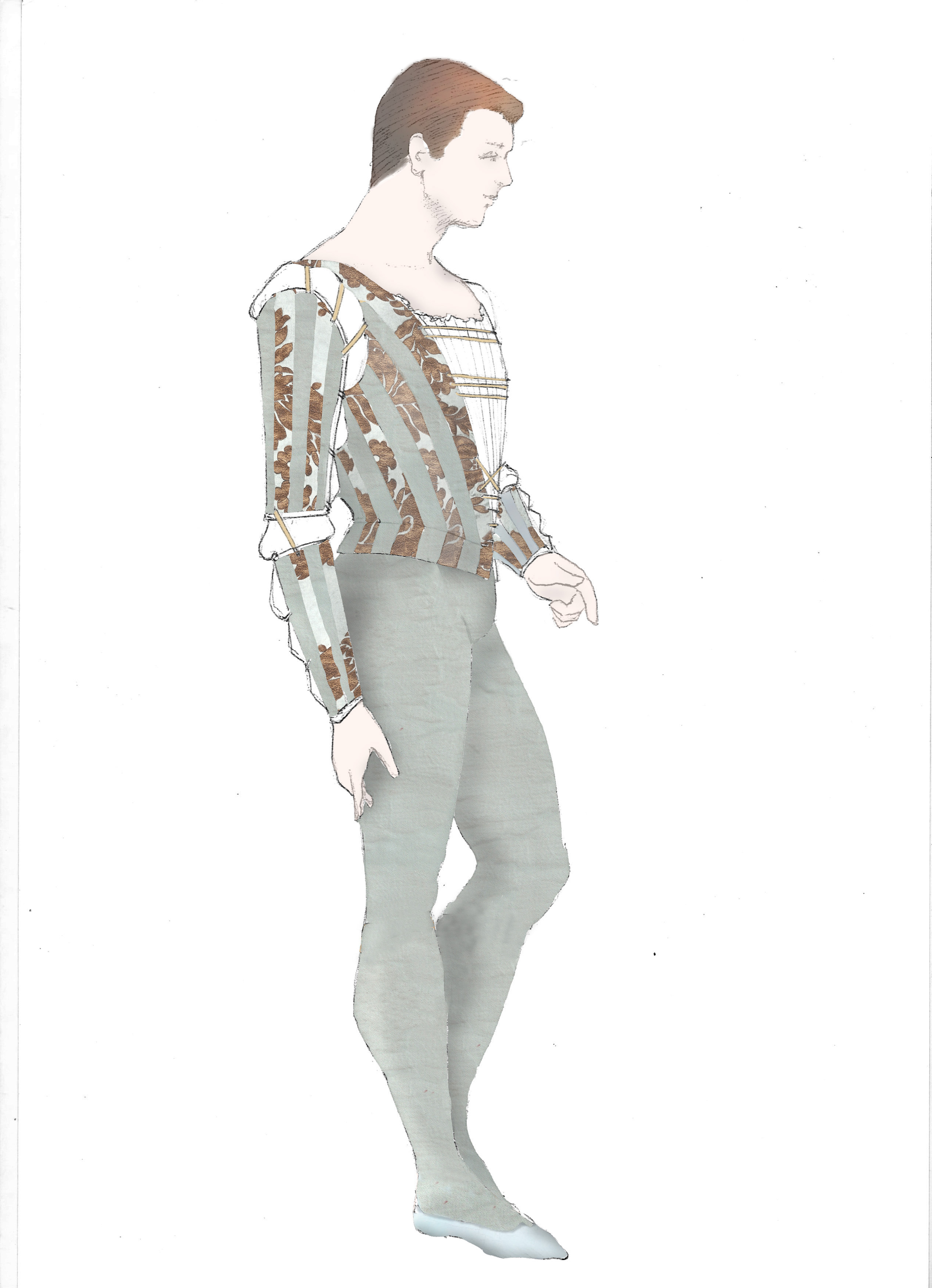2536x3503 Romeo Sketch By Roberta Ballet News Straight From The Stage - Romeo Sketch